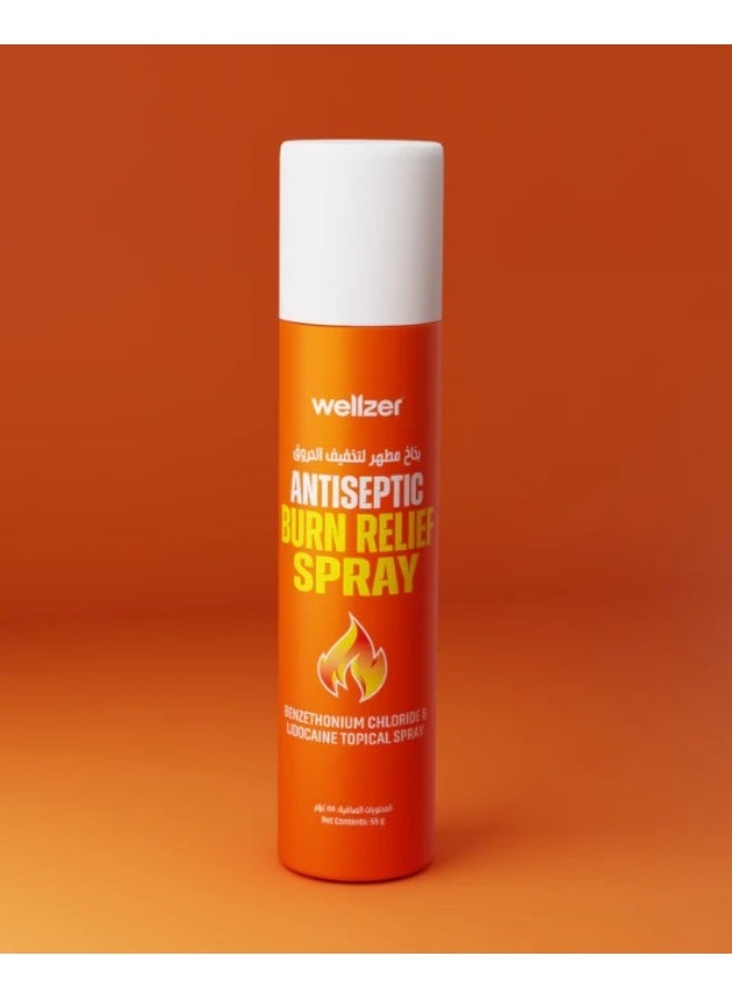 Wellzer Antiseptic Burn Relief Spray 55g – Fast Soothing Care - Image 2